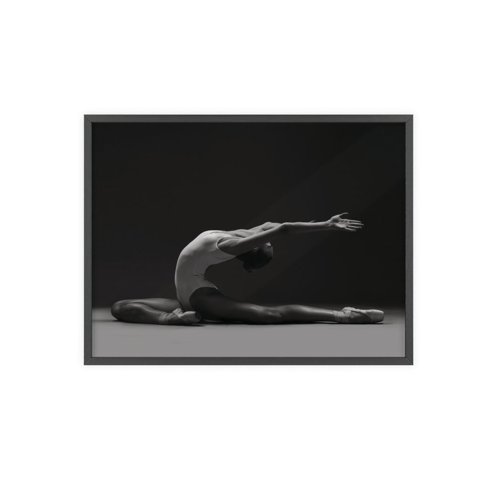 Ballerina silhouette - Print with Wooden Frame
