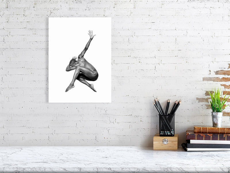 Unframed fine art print of "Aeon of Silence," featuring a dancer in a moment of profound stillness. Museum-grade print on Hahnemühle paper.