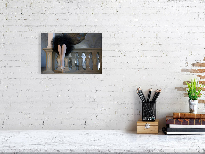 Unframed fine art print of "Baroque Allegro" in 8x12 inches, featuring baroque-inspired dance movement. Printed on archival Hahnemühle paper for collectors.