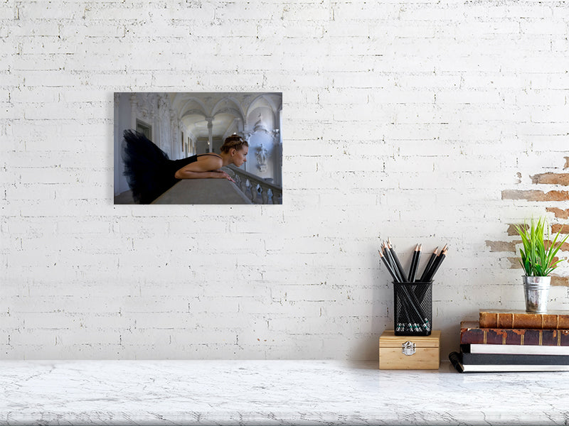 Unframed fine art print of "Baroque Ballerina," a stunning ballet composition that evokes grace and storytelling. Printed on museum-grade Hahnemühle Photo Rag for collectors and dance lovers.