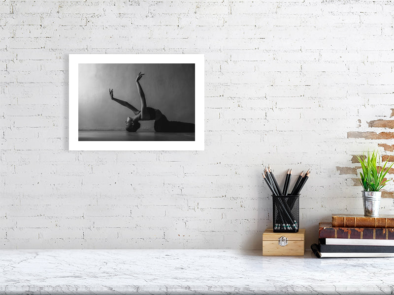Unframed fine art print of "Choreographic Silence", showcasing minimalism and precision in motion. Printed on museum-grade Hahnemühle Photo Rag 308gsm paper.