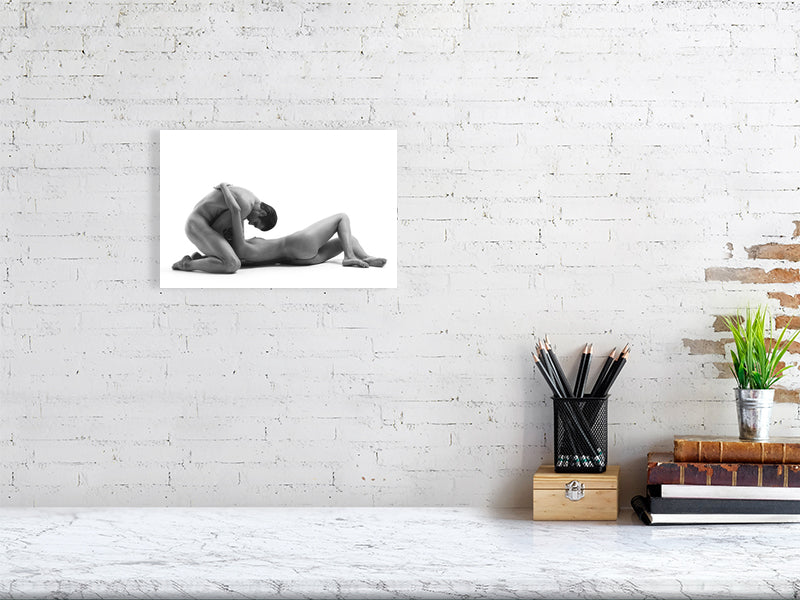 Unframed fine art print of "Contrapuntal Bodies," a choreographic exploration of movement and structure, printed on archival paper.