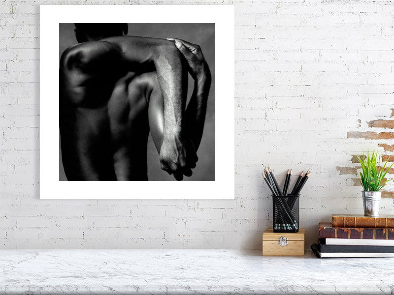Unframed fine art print of "Convergent Anatomy," exploring structure and fluidity. Printed on museum-quality Hahnemühle Photo Rag.