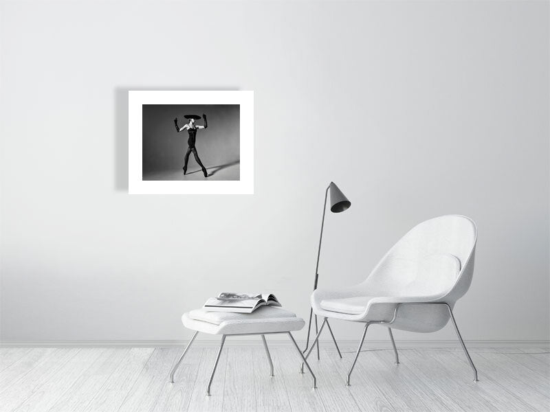 Unframed fine art print of "Eclipsed Elegance," a sophisticated composition with high-contrast visual depth.