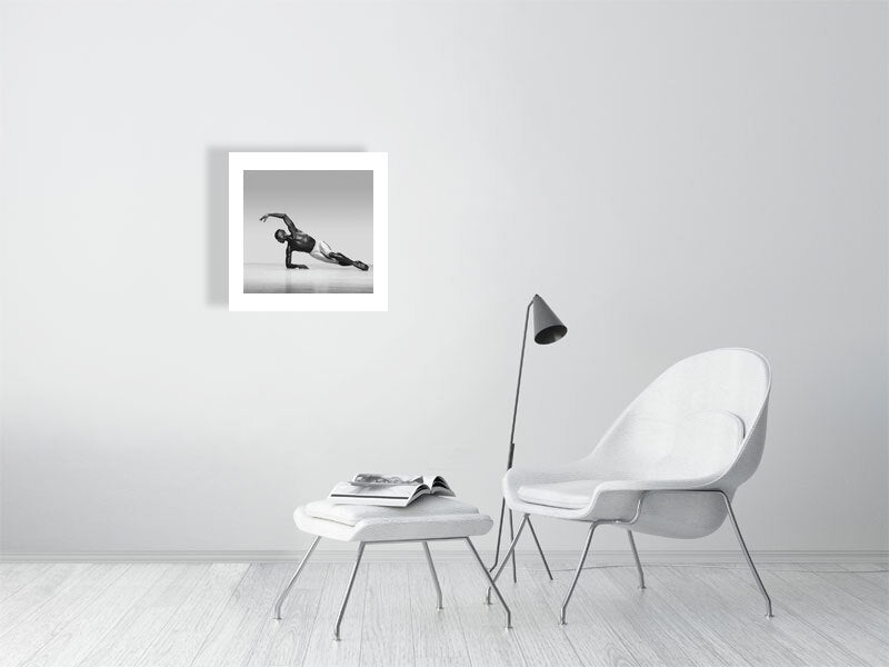 Unframed fine art print of "Élan Étendu," a celebration of ballet elegance and refined movement. Printed on museum-quality Hahnemühle Photo Rag.