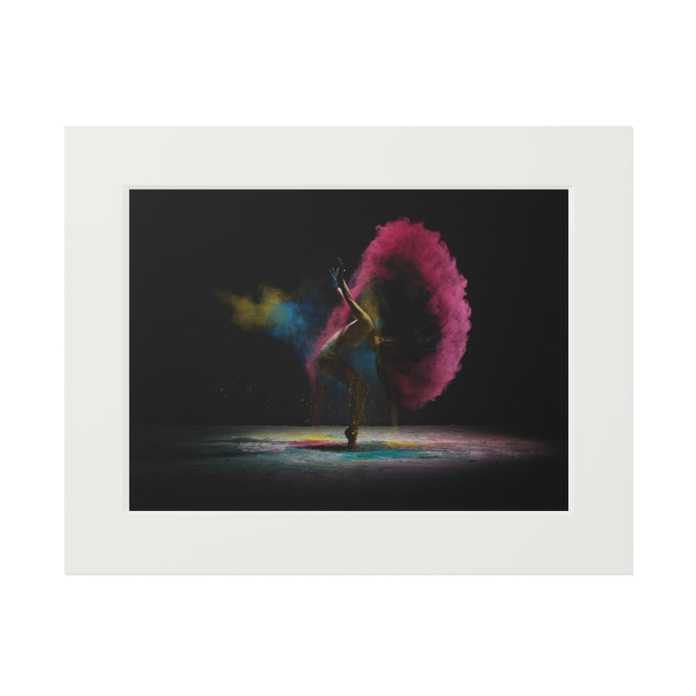 Night Butterfly - Fine Art Print (Passepartout Paper Frame)