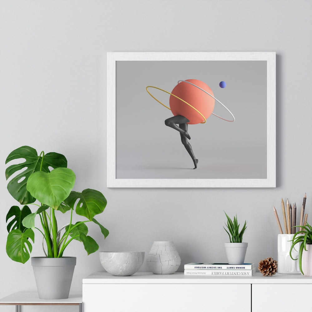 Dancing Worlds - Framed Print