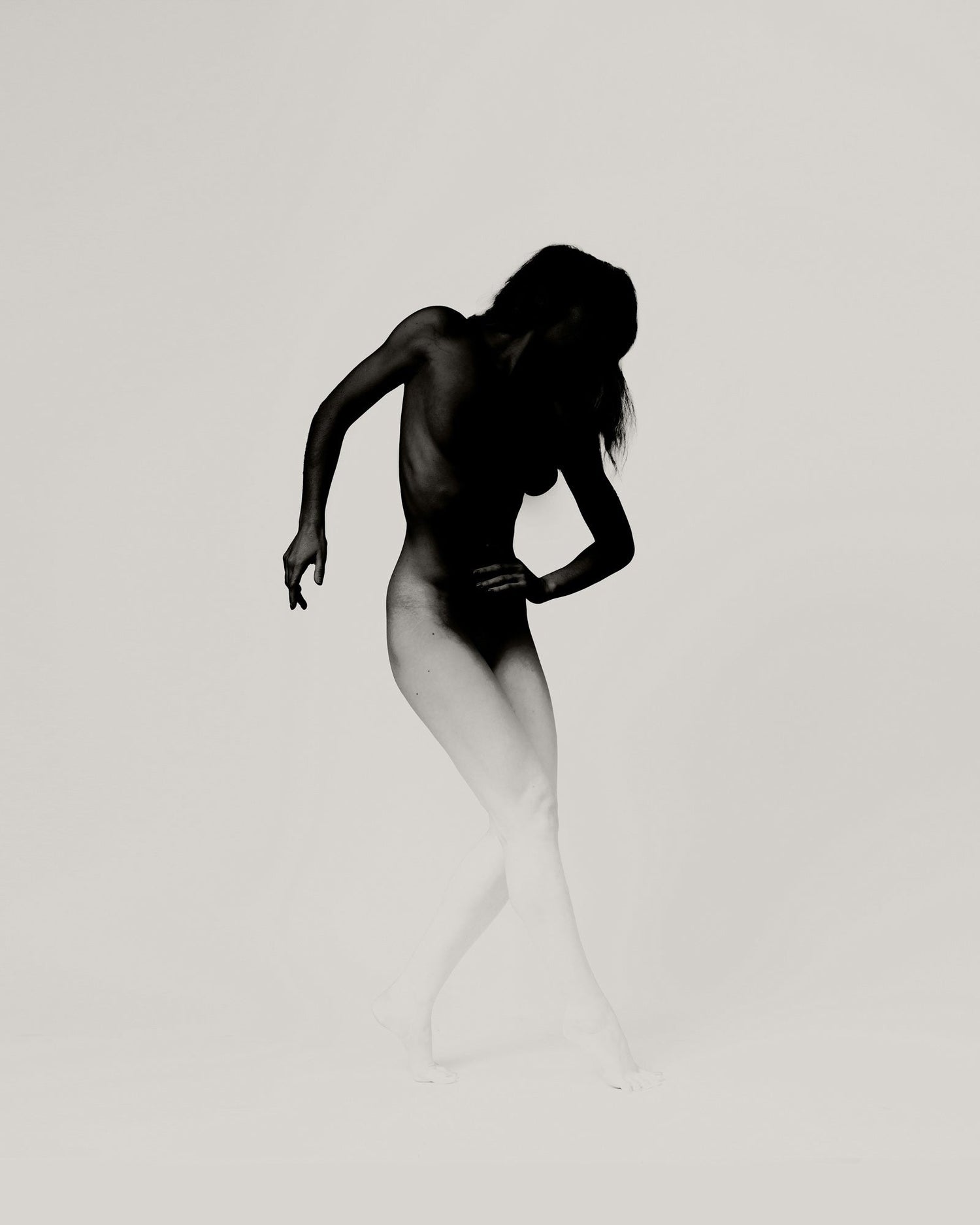 Fine Art Limited Edition Photographic Print Monochrome Motion in Black and 