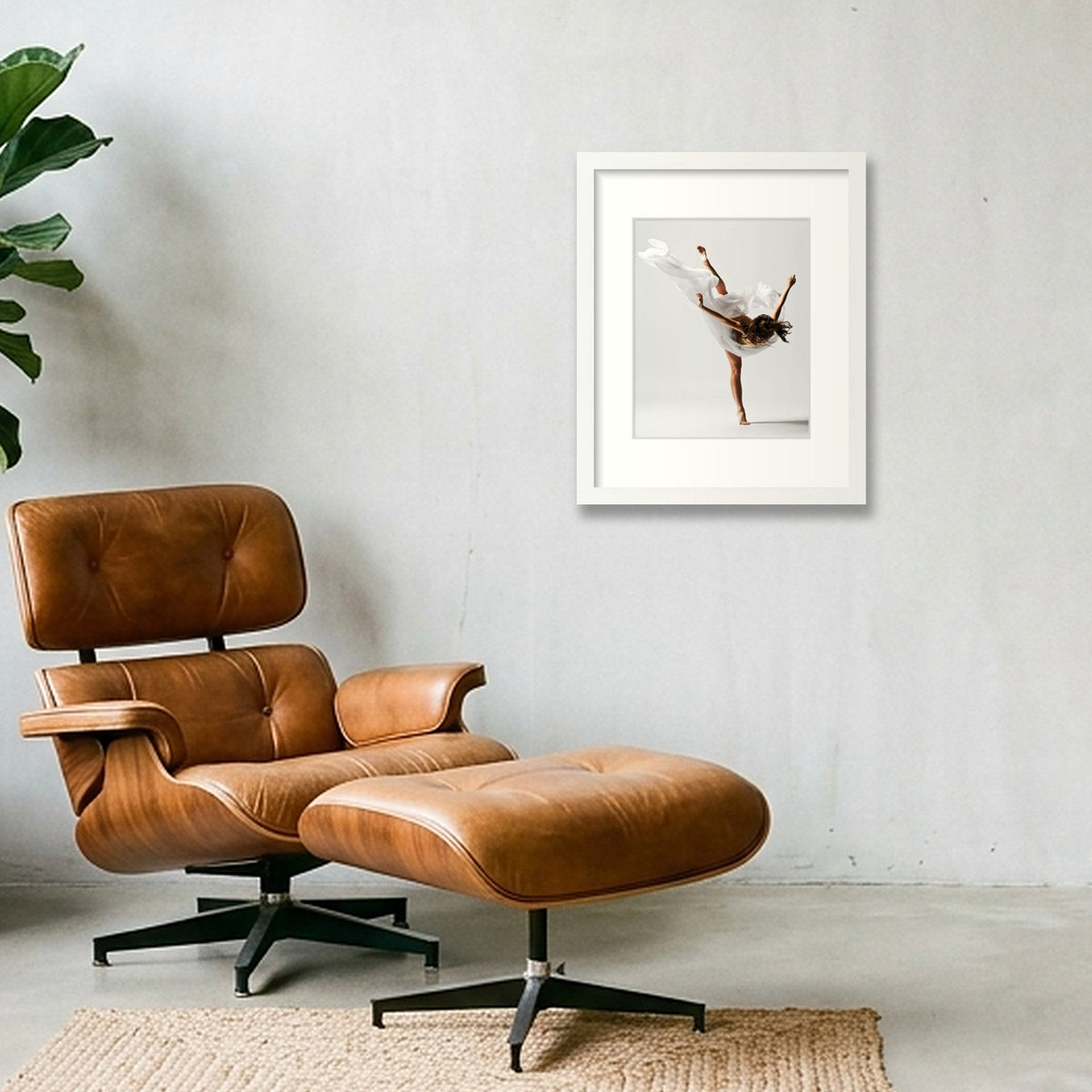 Ethereal Motion | Dance-Art Premium Print or Framed Print #6 — 28×35cm, 11×14" White Frame