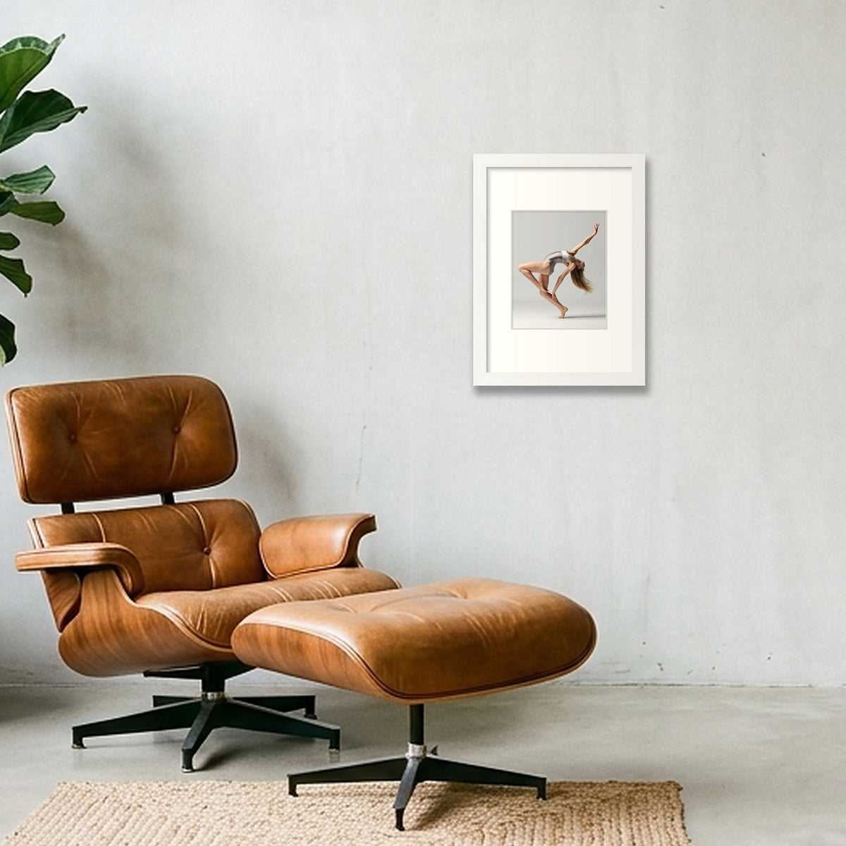 Poise in Motion | Dance-Art Premium Print #7G — A4 (21×30cm, 8×12") White Frame