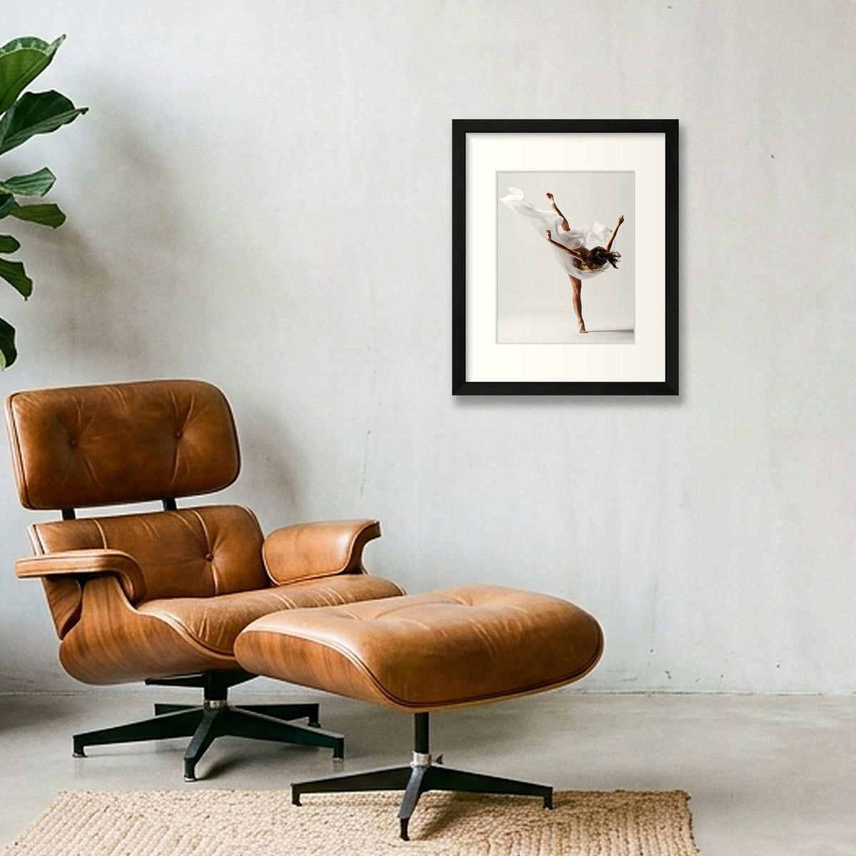 Ethereal Motion | Dance-Art Premium Print or Framed Print #6 — 28×35cm, 11×14" Black Frame