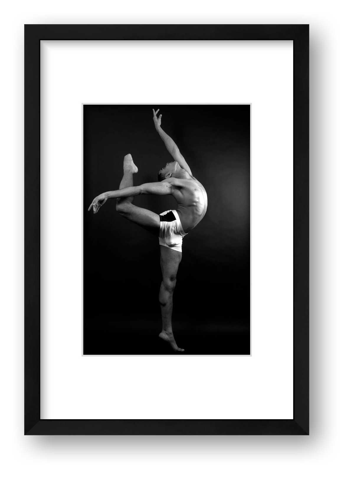 Sculpted Motion | Dance-Art Premium Print #1G — framed