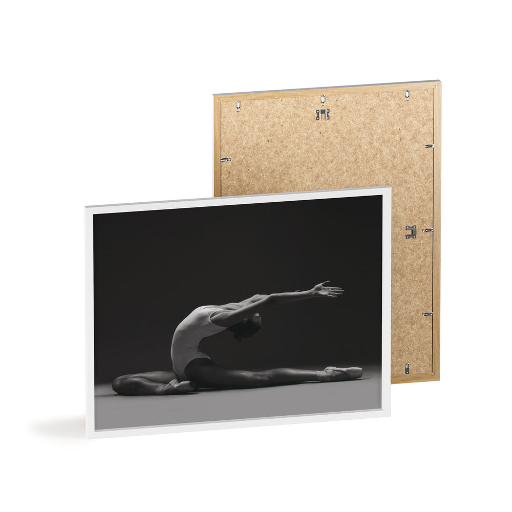 Ballerina silhouette -  Print with Wooden Frame