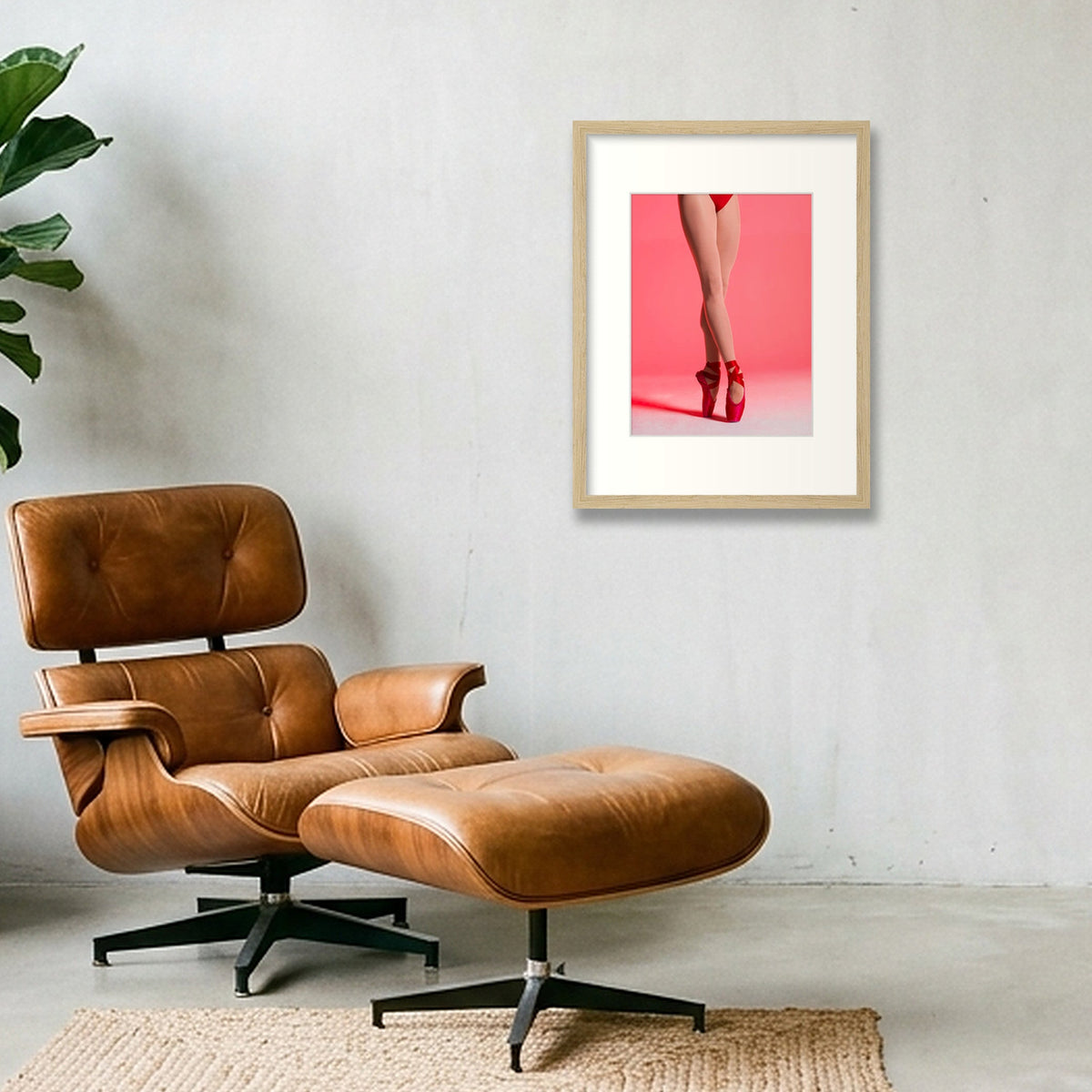 The Red Elevé | Fine Art Licensed Photography — 30×40cm, 12×16" Oak Frame