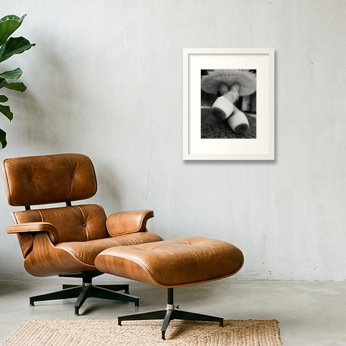 Echoes of Pointe | Dance-Art Premium Framed Print #5G — 28×35cm, 11×14" White Frame