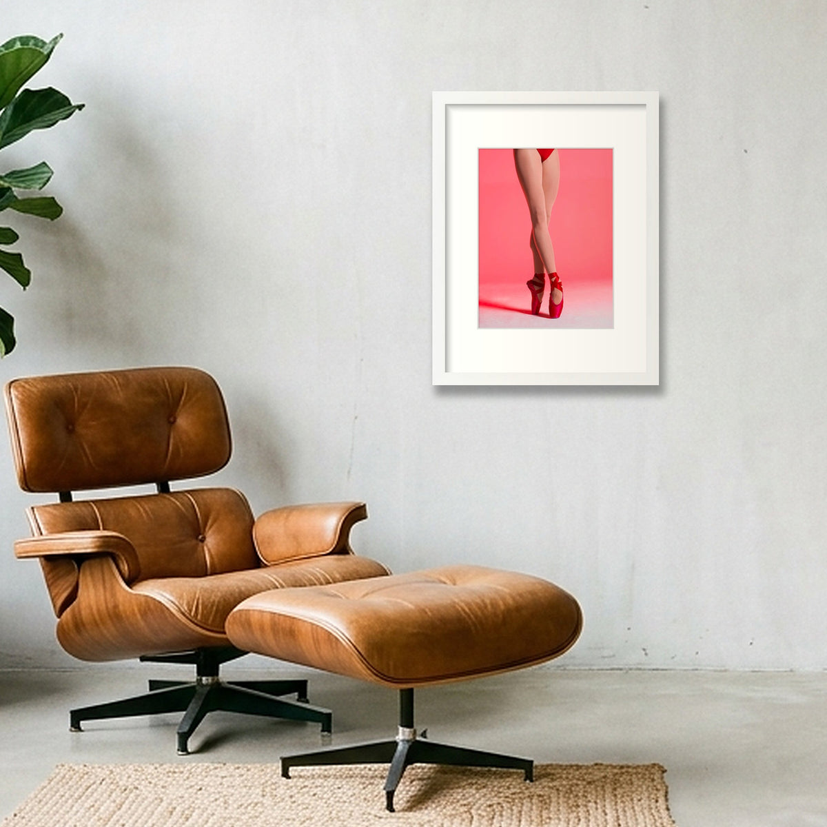 The Red Elevé | Fine Art Licensed Photography — 30×40cm, 12×16" White Frame