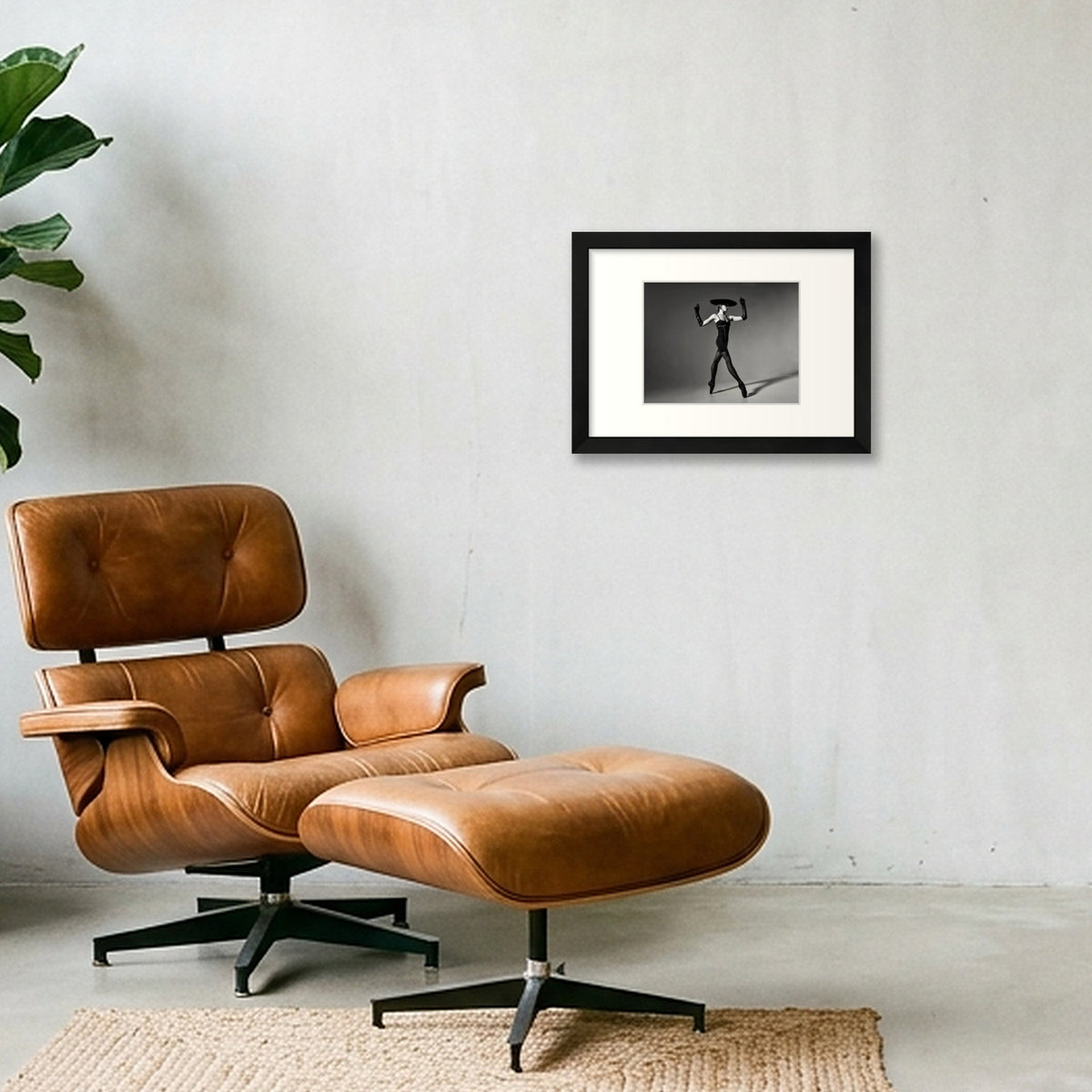 Eclipsed Elegance | Dance-Art Premium Framed Print #13G — A4 (30×21cm, 12×8") Black Frame