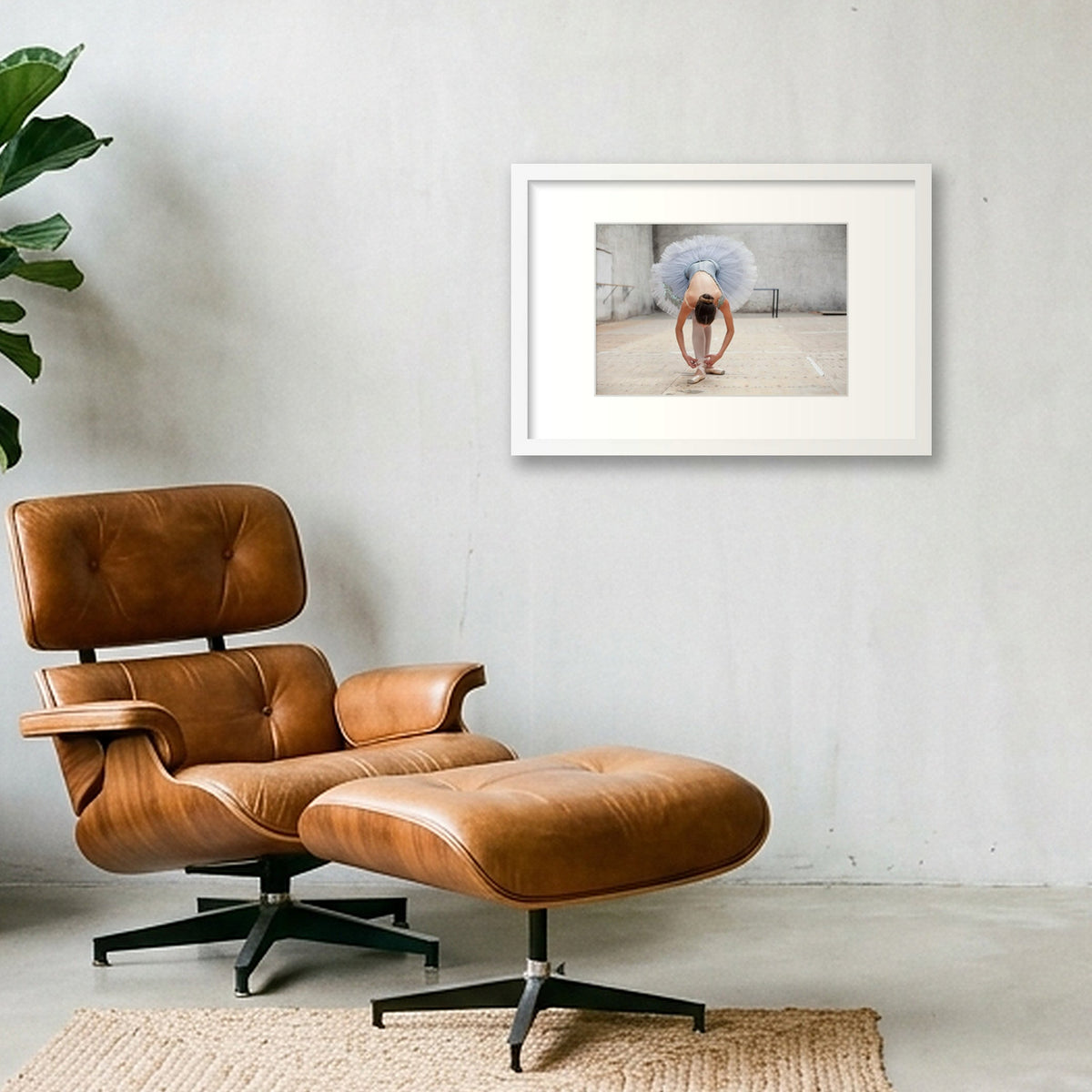 Pointe Rituals | Fine Art Licensed Photography — 45×30cm, 18×12" White Frame