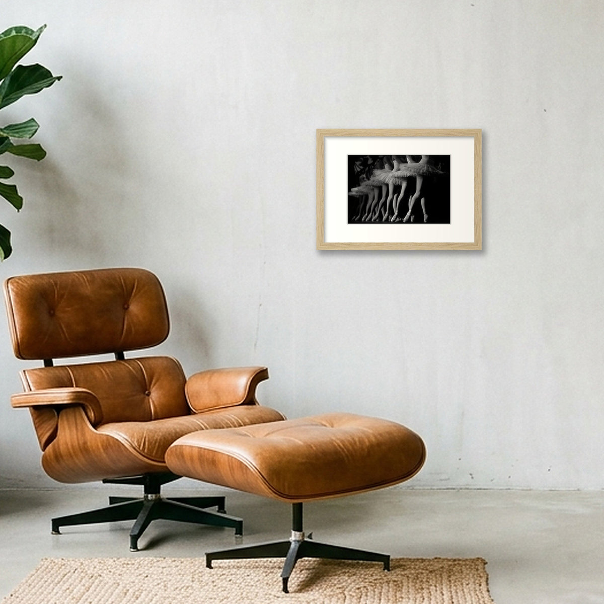 Kinetic Energy | Dance-Art Premium Framed Print #34G — A4 (30×21cm, 12×8") Oak Frame