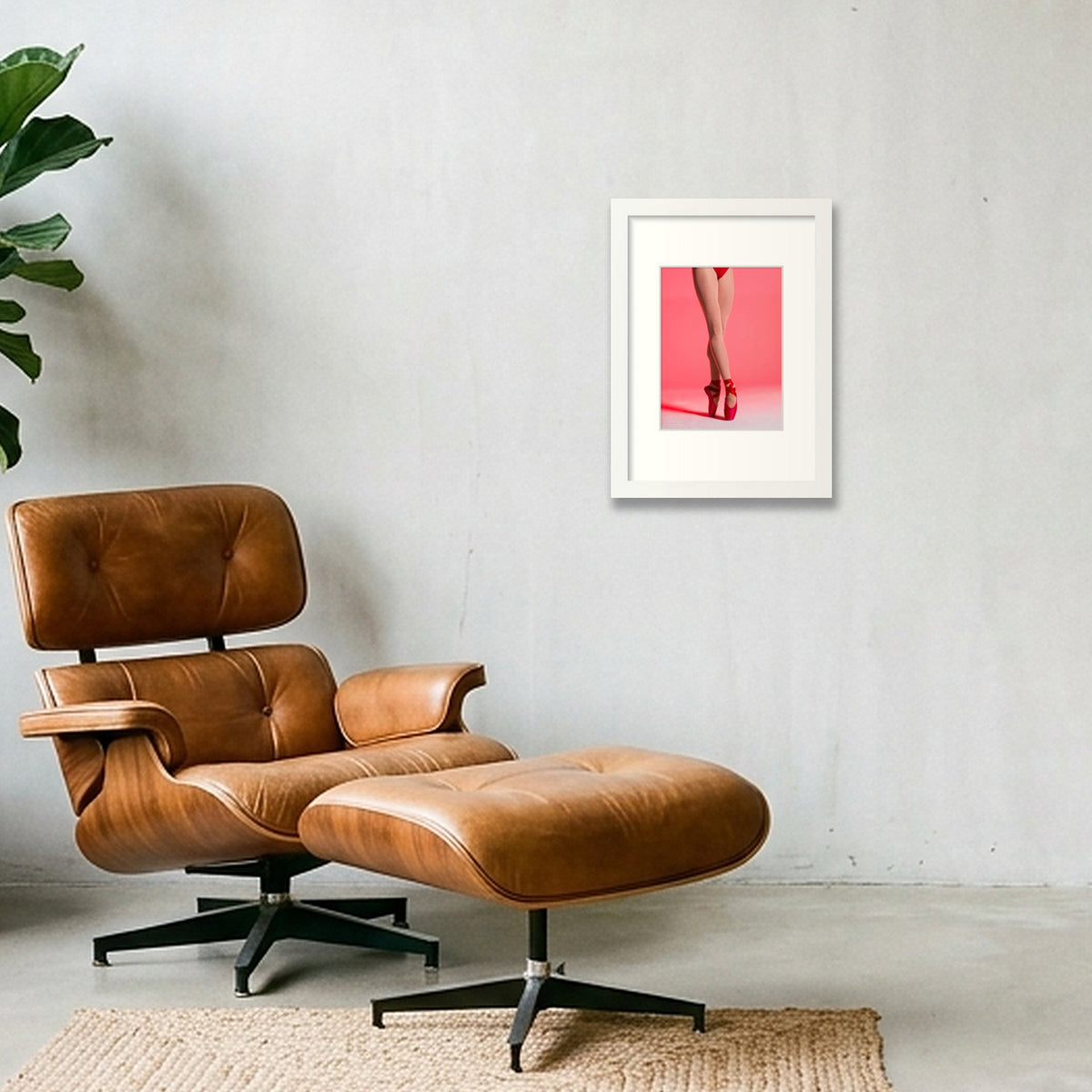 The Red Elevé | Fine Art Licensed Photography — A4 (21×30cm, 8×12") White Frame