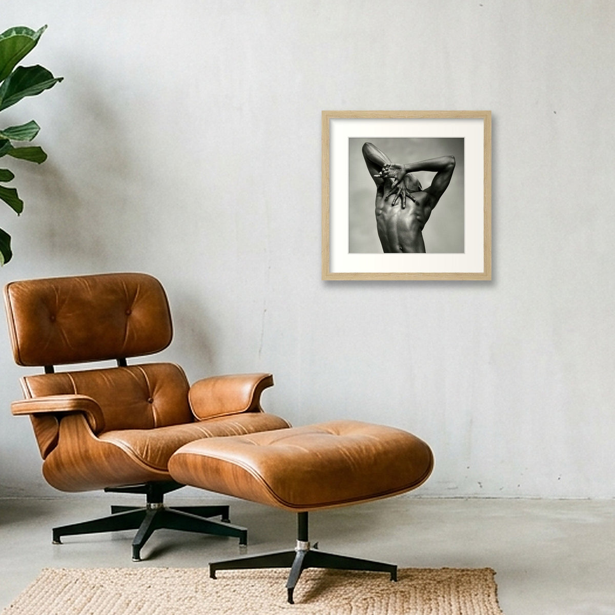J. by Sasha Onyshchenko | Limited Edition Framed Photograph — 30×30cm, 12×12" Oak Frame