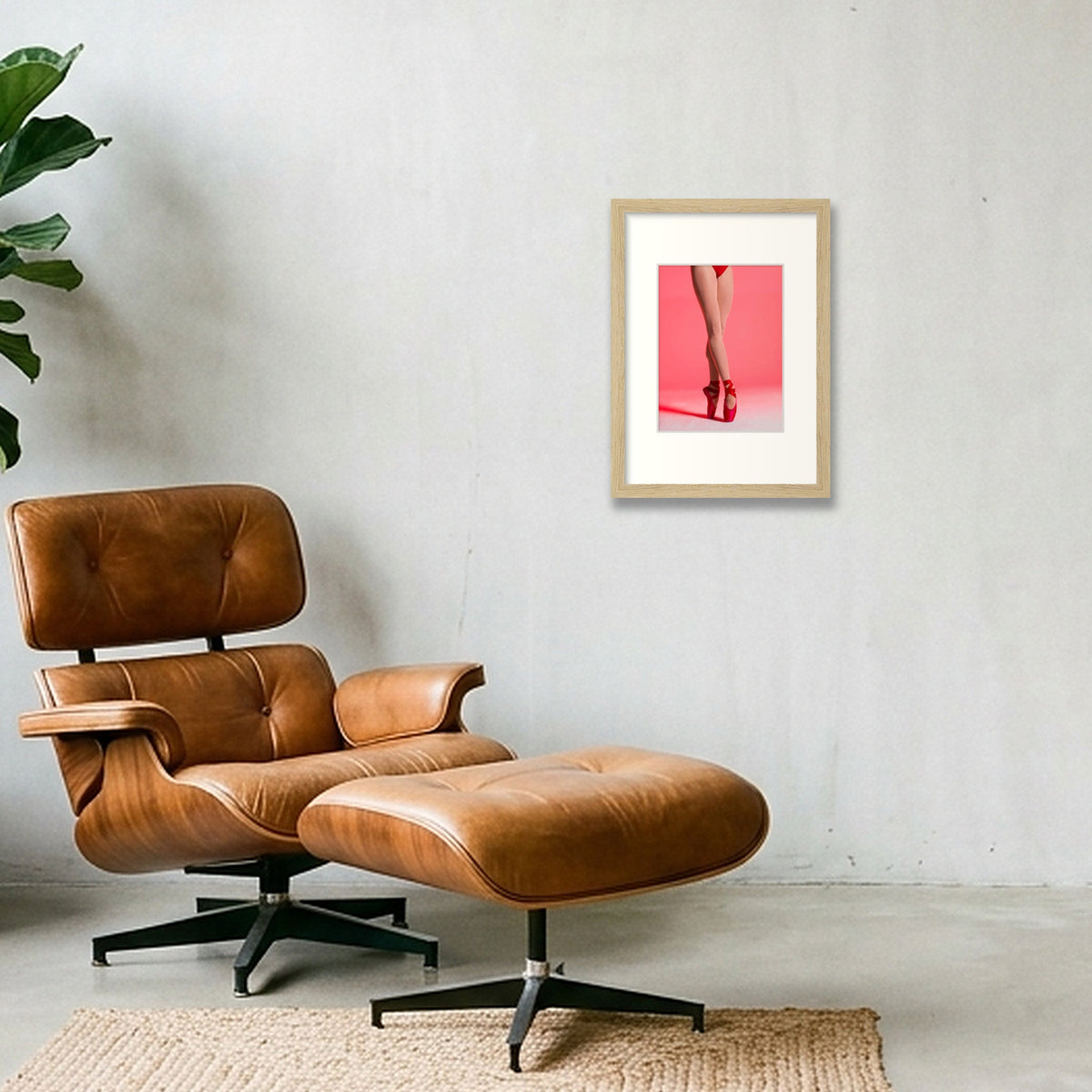 The Red Elevé | Fine Art Licensed Photography — A4 (21×30cm, 8×12") Oak Frame