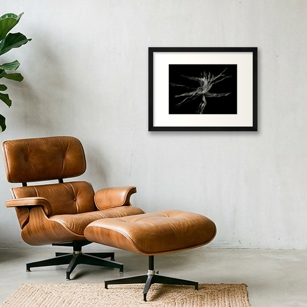 Kinetic Energy | Dance-Art Premium Framed Print #34G — 40×30cm, 16×12" Black Frame