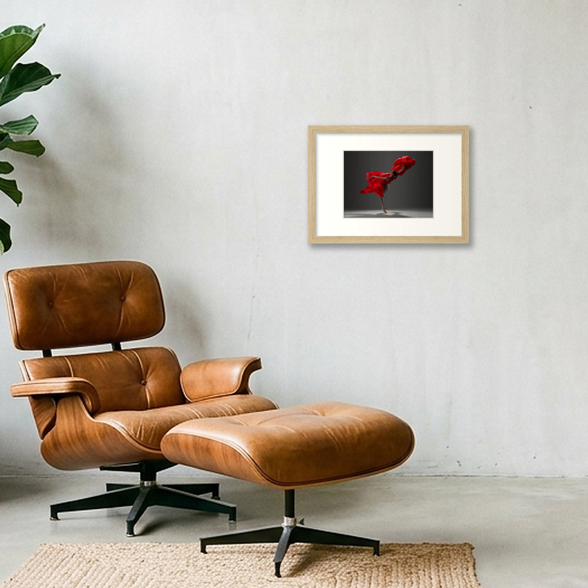 Gossamer Grace | Dance-Art Premium Framed Print #21G — A4 (30×21cm, 12×8") Oak Frame