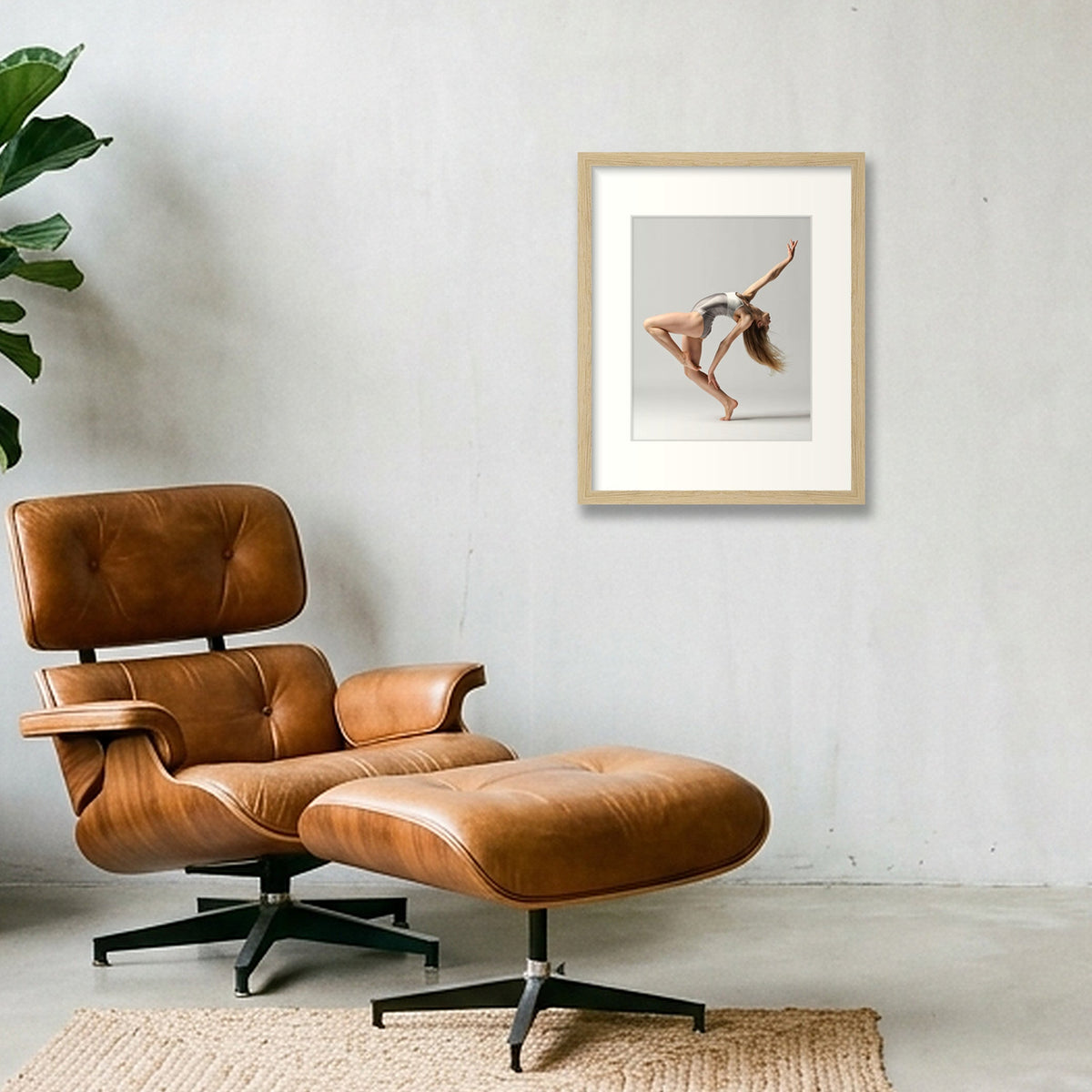 Poise in Motion | Dance-Art Premium Print #7G — 28×35cm, 11×14" Oak Frame
