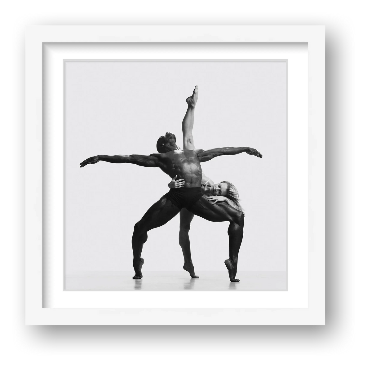 Élan Symphonique — Fine Art Dance Figure Framed Print #47G — framed