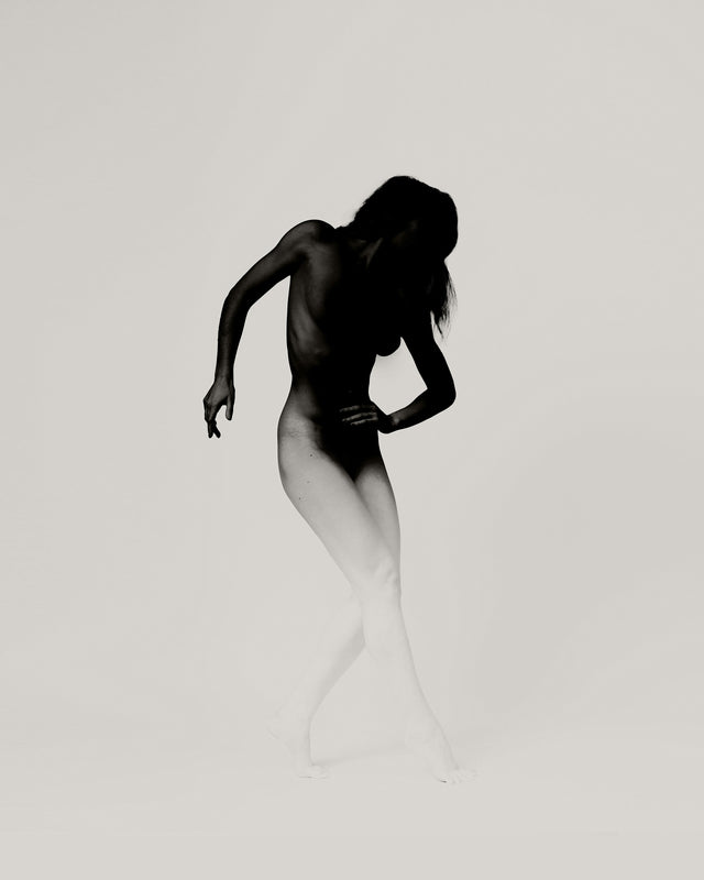 Pale ground and softened contour; a low accent initiates the quiet coda of the suite.