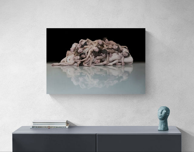 Nir Arieli Flocks series limited edition archival pigment print on wall in modern interior.