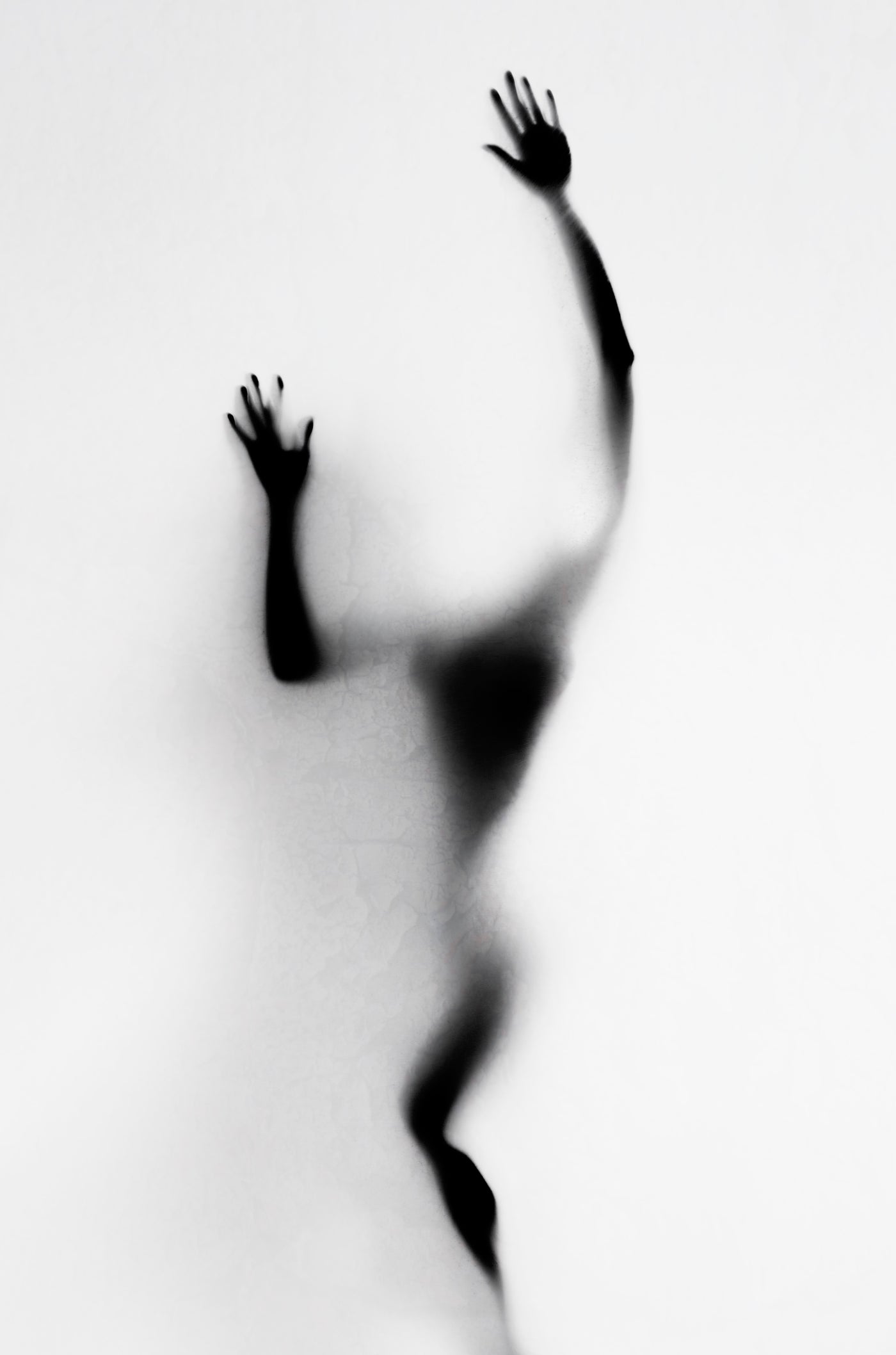 Right print from Cédric Brion’s triptych—diagonal, right-moving silhouette; available as archival pigment print on aluminium Dibond with black tray frame; collectible limited edition wall art.