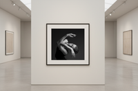  Tenderness by Natalya Sleta, fine art dance photography print displayed in a refined European gallery interior.