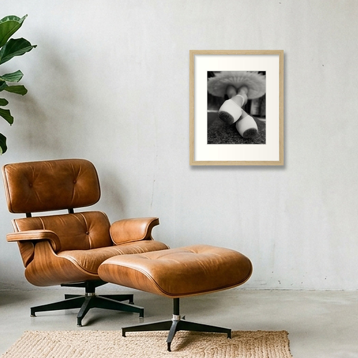 Echoes of Pointe | Dance-Art Premium Framed Print #5G — 28×35cm, 11×14" Oak Frame