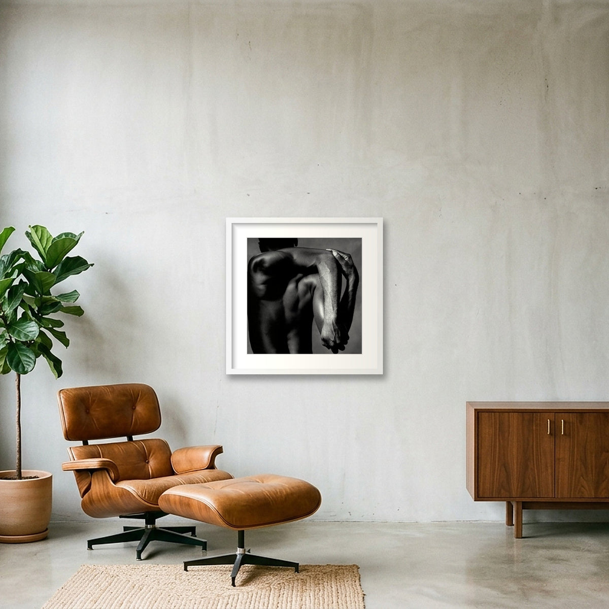 Convergent Anatomy | Fine Art Licensed Photography — 50×50cm, 20×20" White Frame