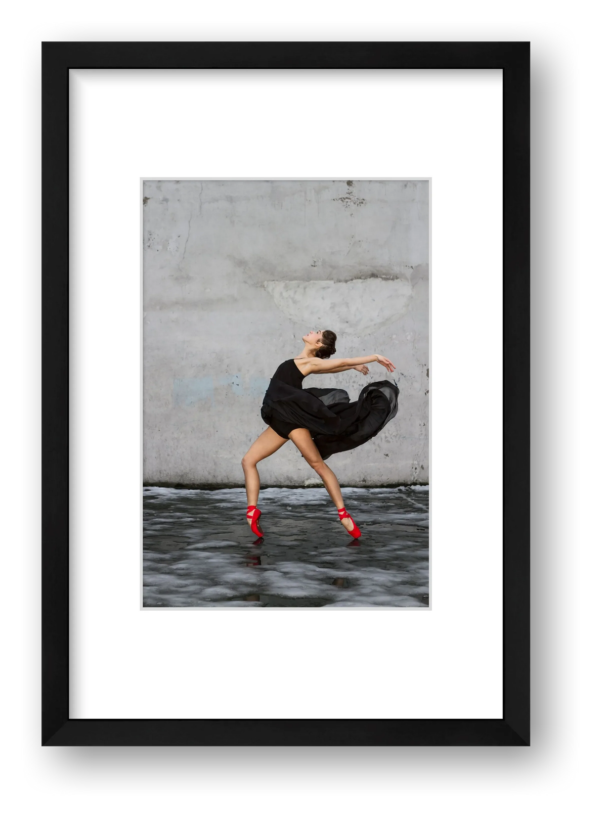 Arching Elegance | Dance-Art Premium Framed Print #17G — framed