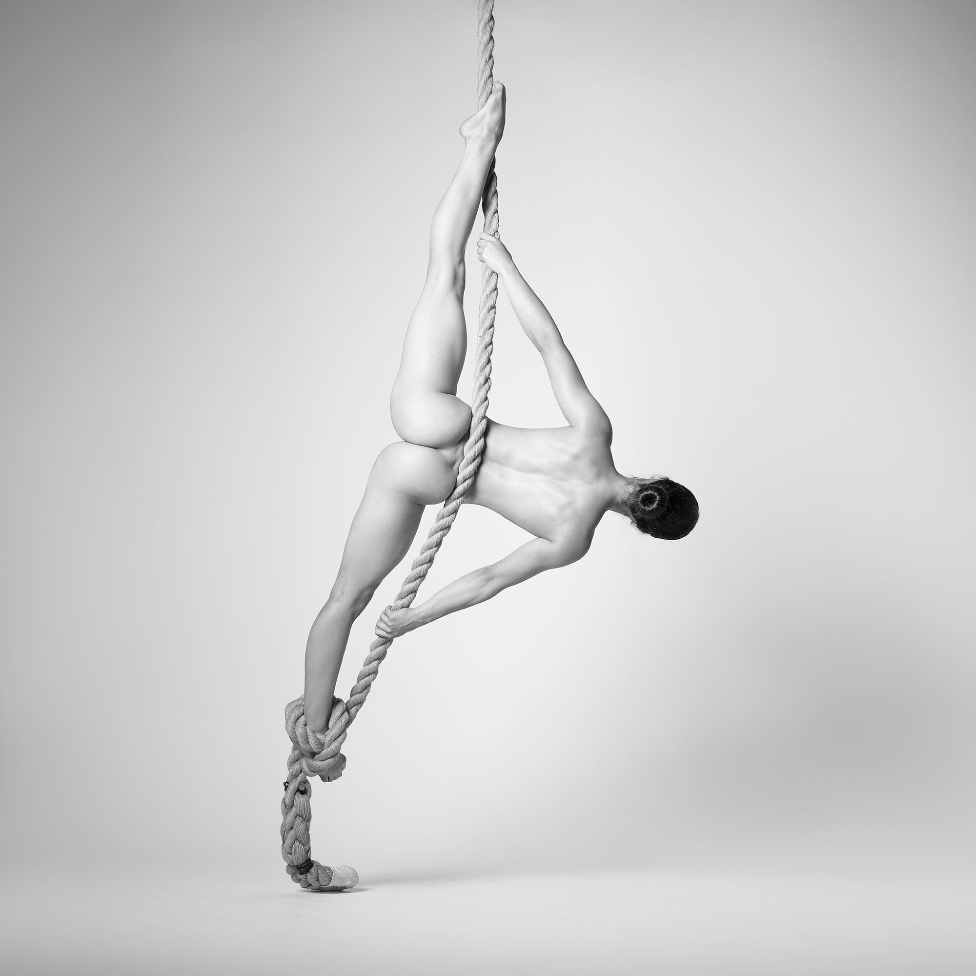 Aerial Ballet - Limited Edition Black and White Dance Photography Fine Art Print