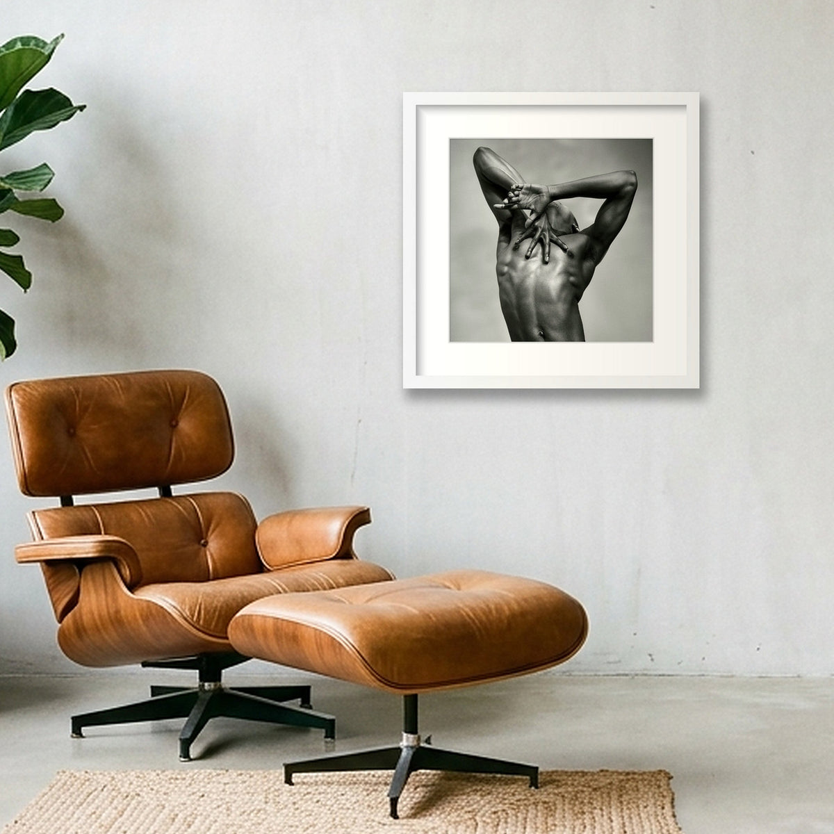 J. by Sasha Onyshchenko | Limited Edition Framed Photograph — 40×40cm, 16×16" White Frame