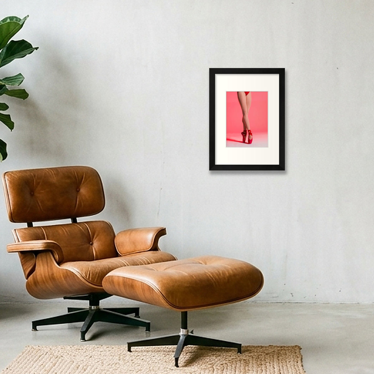 The Red Elevé | Fine Art Licensed Photography — A4 (21×30cm, 8×12") Black Frame