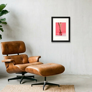 The Red Elevé | Fine Art Licensed Photography — A4 (21×30cm, 8×12") Black Frame