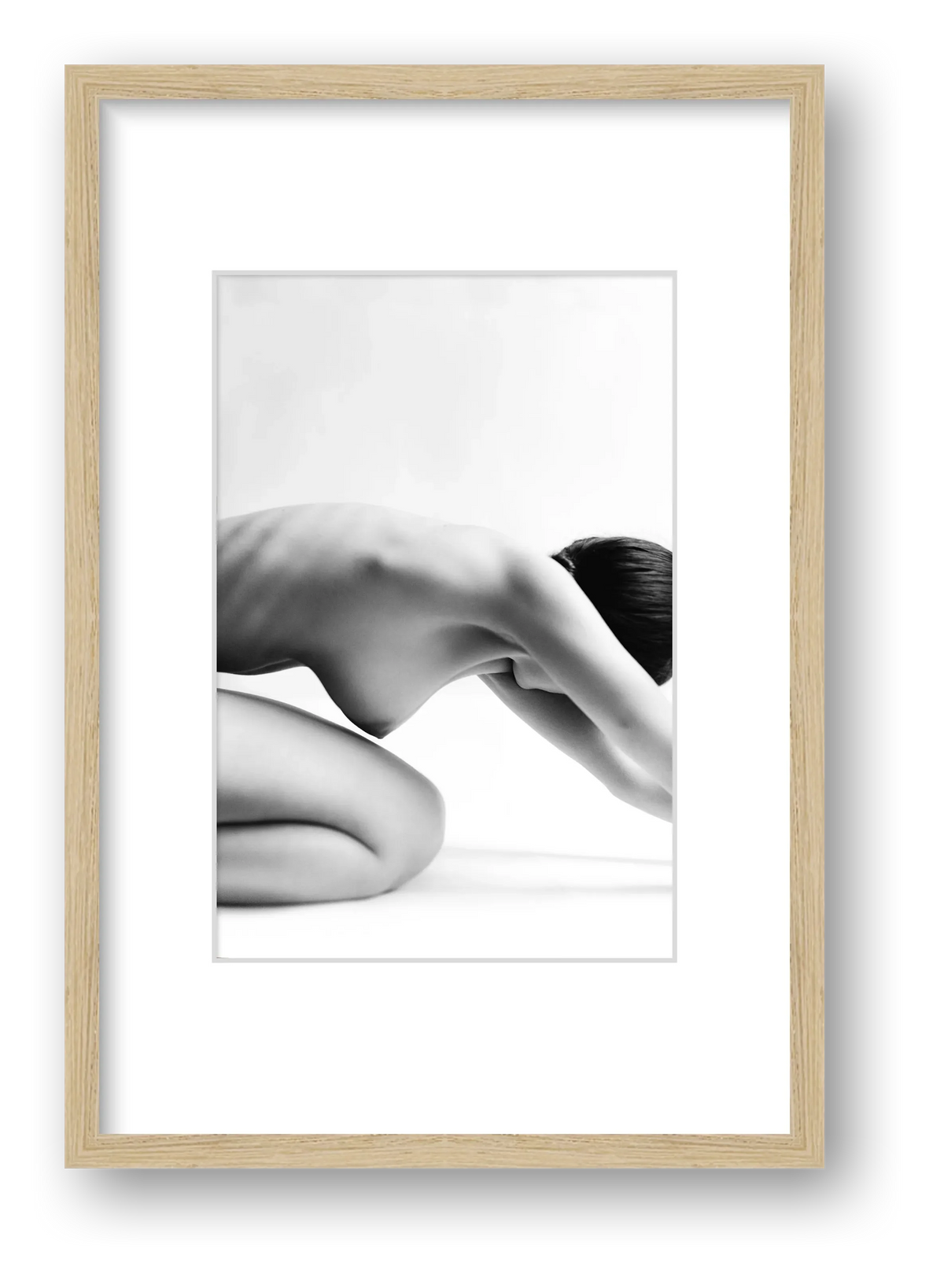 Side View of Grace — Fine Art Figure Photography Print — framed