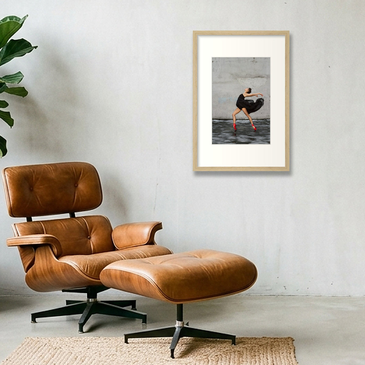 Arching Elegance | Dance-Art Premium Framed Print #17G — 30×45cm, 12×18" Oak Frame