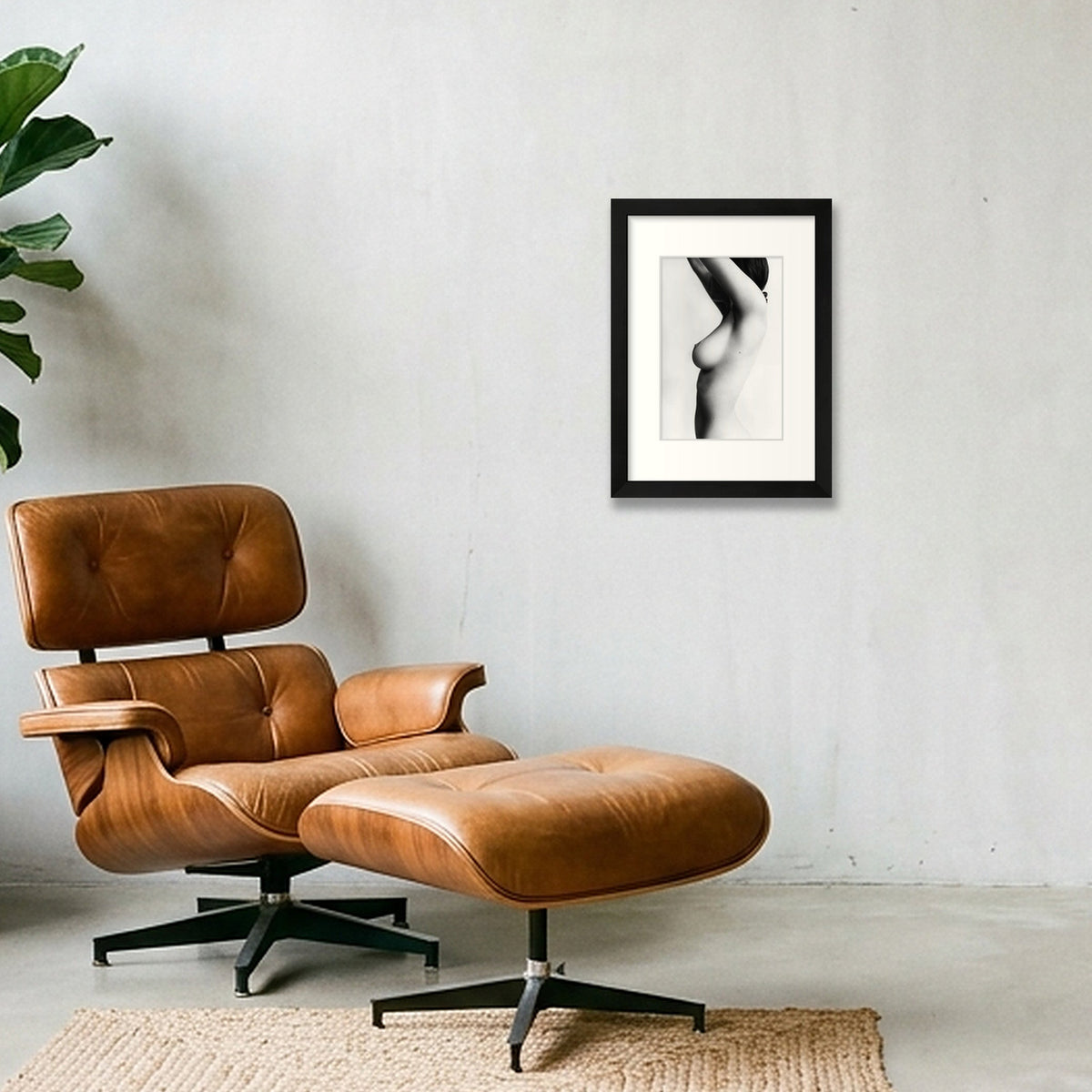 Side View of Nude Woman