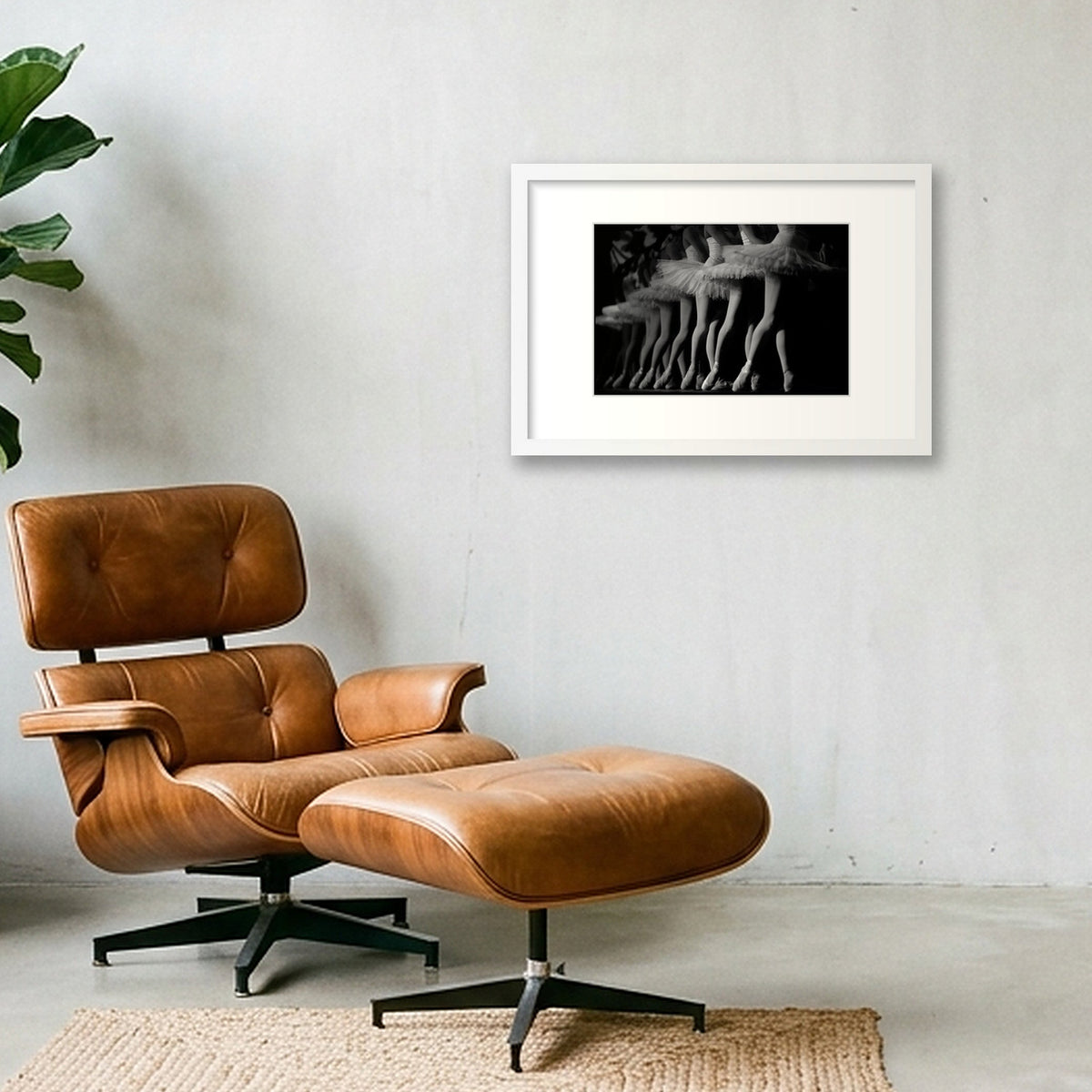 Kinetic Energy | Dance-Art Premium Framed Print #34G — 45×30cm, 18×12" White Frame