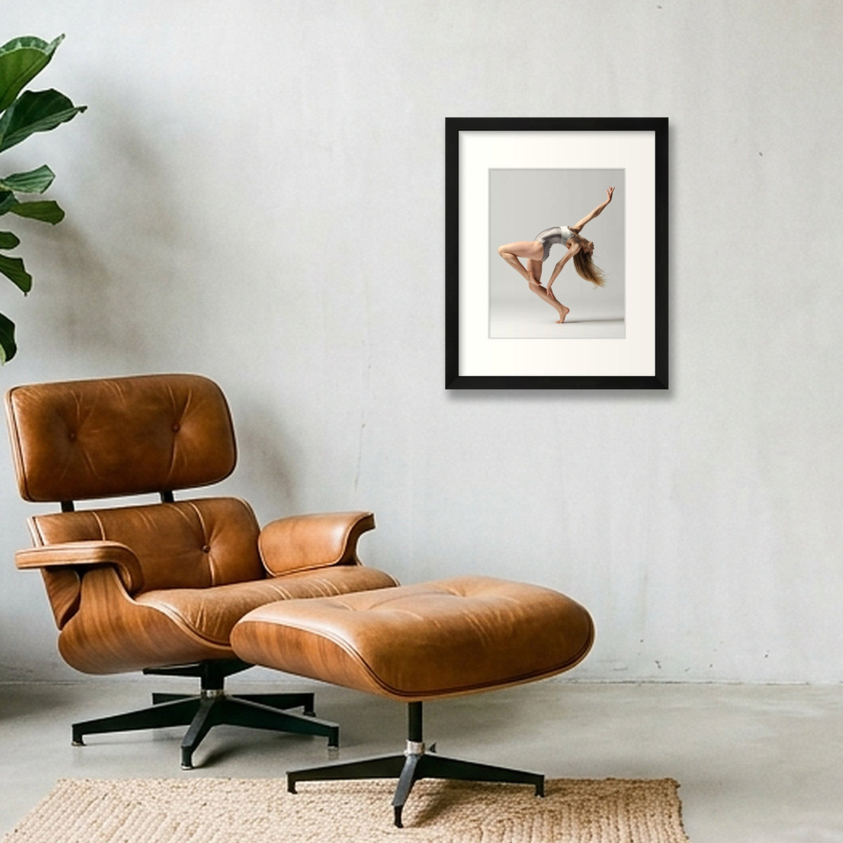 Poise in Motion | Dance-Art Premium Print #7G — 28×35cm, 11×14" Black Frame