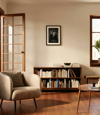 Mouse’s Waltz framed dance print displayed in a classic living room