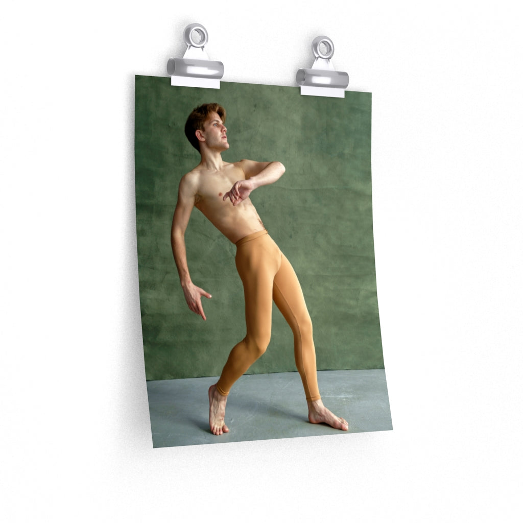 Portrait de danseur de ballet - Impression verticale mate premium
