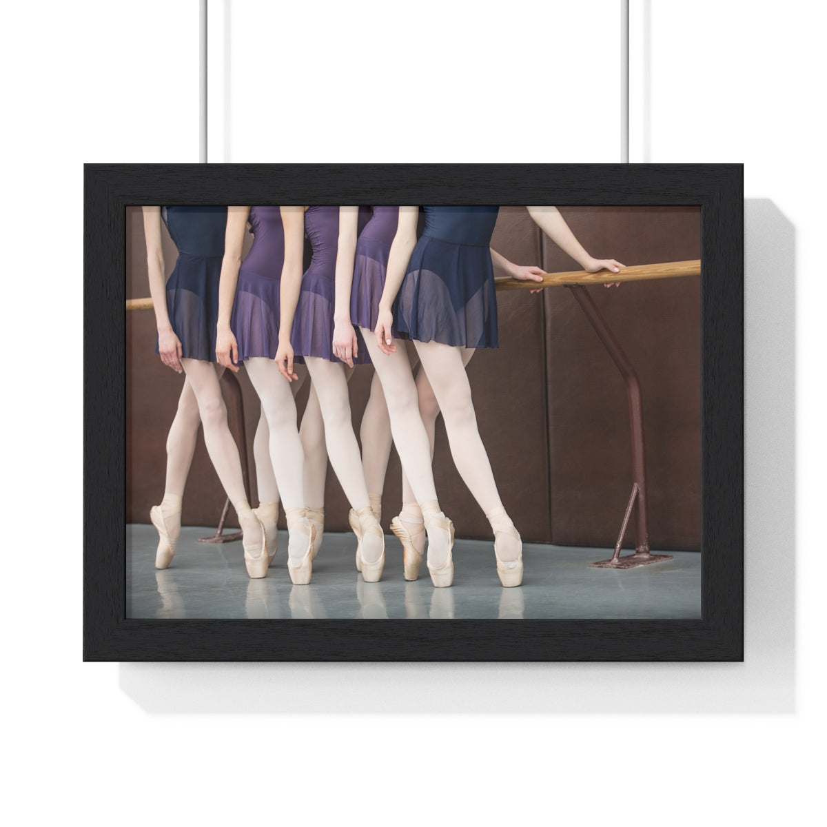 En-Pointe Ballerinas - Framed Print