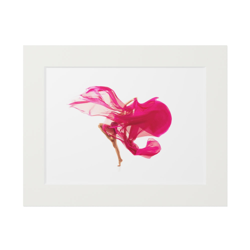 Pink Splash - Fine Art Prints (Passepartout Paper Frame)